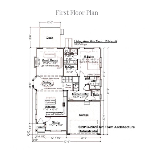 Balmalcolm first floor layout